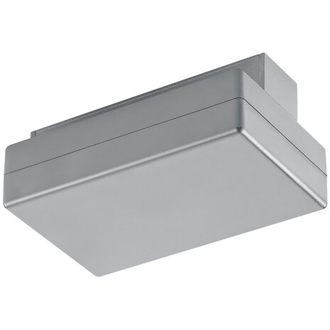 Trion Dual Spanningsrail Voedingsconnector met Fasewisselaar voor LED lamp - Mat Titaan Trion Dual Spanningsrail Voedingsconnector met Fasewisselaar voor LED lamp - Mat Titaan