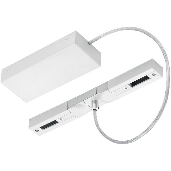 HLW LED Flexibele Spanningsrail Voedingsconnector Mat Wit voor LED lamp & Witte Vloerlamp HLW LED Flexibele Spanningsrail Voedingsconnector Mat Wit voor LED lamp & Witte Vloerlamp