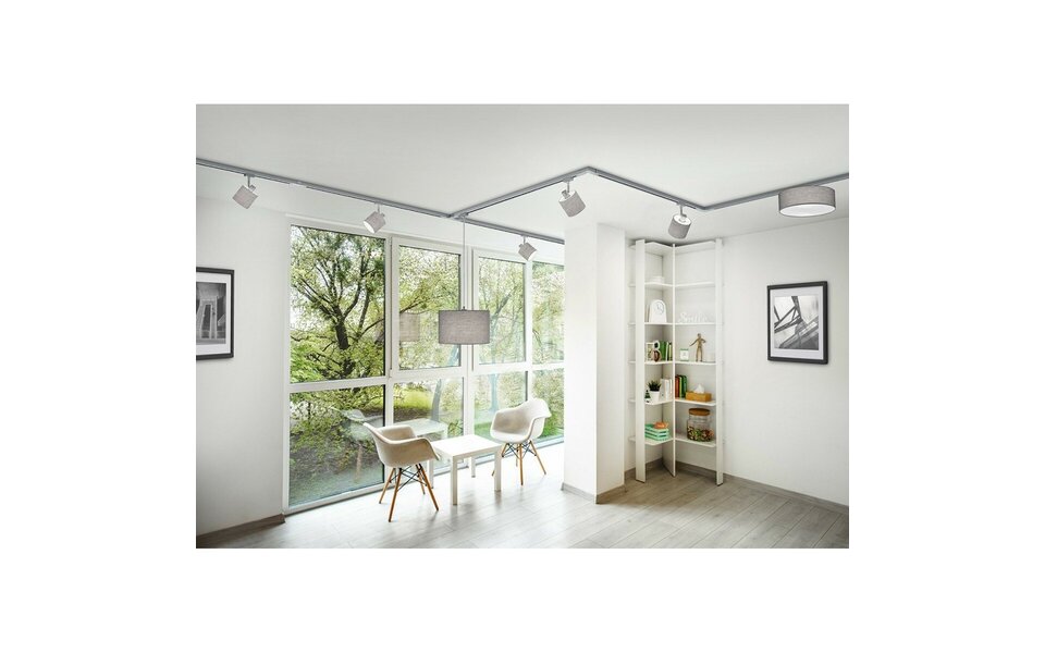 HLW LED Flexibele Spanningsrail Voedingsconnector Mat Wit voor LED lamp & Witte Vloerlamp HLW LED Flexibele Spanningsrail Voedingsconnector Mat Wit voor LED lamp & Witte Vloerlamp