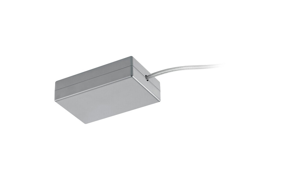 HLW LED Flexible Power Rail Power Connector Matte Titanium - 2 Phase, 600W, Perfect for LED lamp