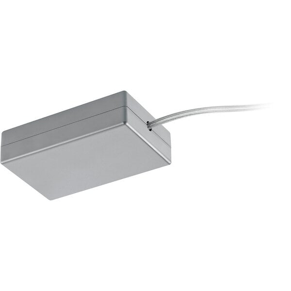 HLW LED Flexibele Spanningsrail Voedingsconnector Mat Titaan - 2 Fase, 600W, Perfect voor LED lamp HLW LED Flexibele Spanningsrail Voedingsconnector Mat Titaan - 2 Fase, 600W, Perfect voor LED lamp