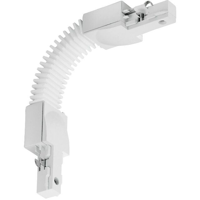 Spanningsrail Doorverbinder Mat Wit - Flexibele Connector 2 Fase Binnenverlichting