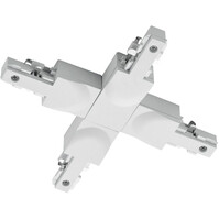 Trion Dual X Cross Power Rail Connector Matte White