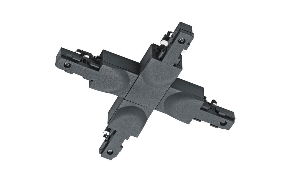 HLW LED Power rail connector matte black - Perfect for LED lamp and black floor lamp