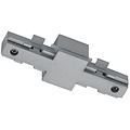 Spanningsrail Isolator LED Lamp Connector - Rechte 2 Fase, Mat Titaan