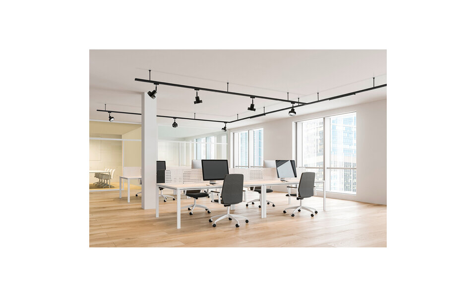 HLW LED Power Rail Connector Trion Dual - Matte White, 2 Phase, Earth, Beam Angle Adjustable HLW LED Power Rail Connector Trion Dual - Matte White, 2 Phase, Earth, Beam Angle Adjustable