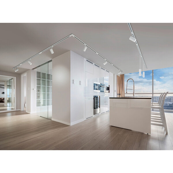 HLW LED Spanningsrail Doorverbinder Mat Titaan - Trion Dual LED Binnen Wandlamp