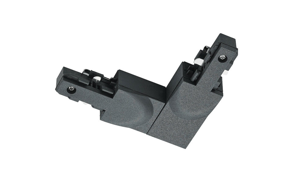 HLW LED Power Rail Connector Matte Black - Black Floor Lamp with Adjustable Beam Angle