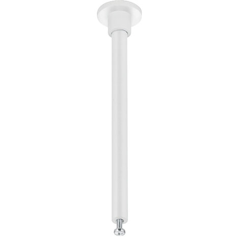 Spanningsrail Ophangset Mat Wit - 2 Stuks - Compact 12cm Aluminium voor LED Lamp & Witte Vloerlamp