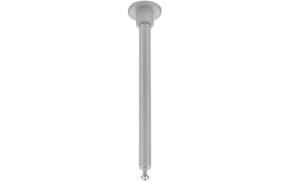 HLW LED Spanningsrail Ophangset 12cm Mat Titaan - 2 Stuks, ideaal voor LED lampen