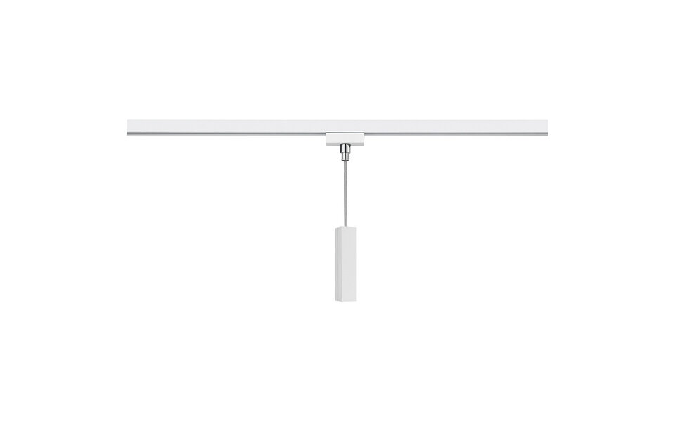 HLW LED Trion Dual Spanningsrail Connector - Witte Vloerlamp & LED lamp adapter voor 2-fase rails HLW LED Trion Dual Spanningsrail Connector - Witte Vloerlamp & LED lamp adapter voor 2-fase rails