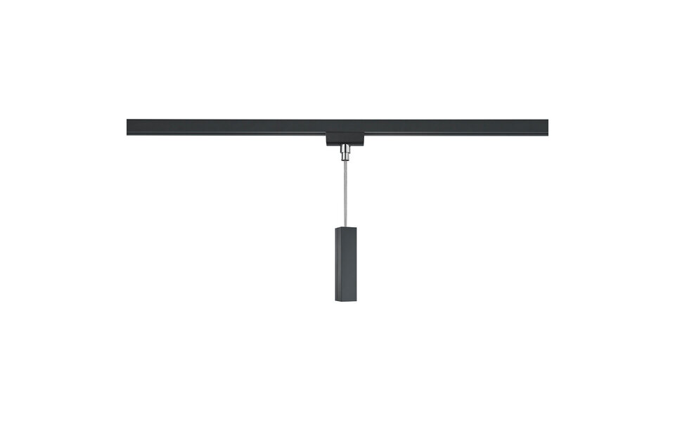HLW LED Matte Black Power Rail Connector Pendant Lamp for LED Lamp and Black Floor Lamp