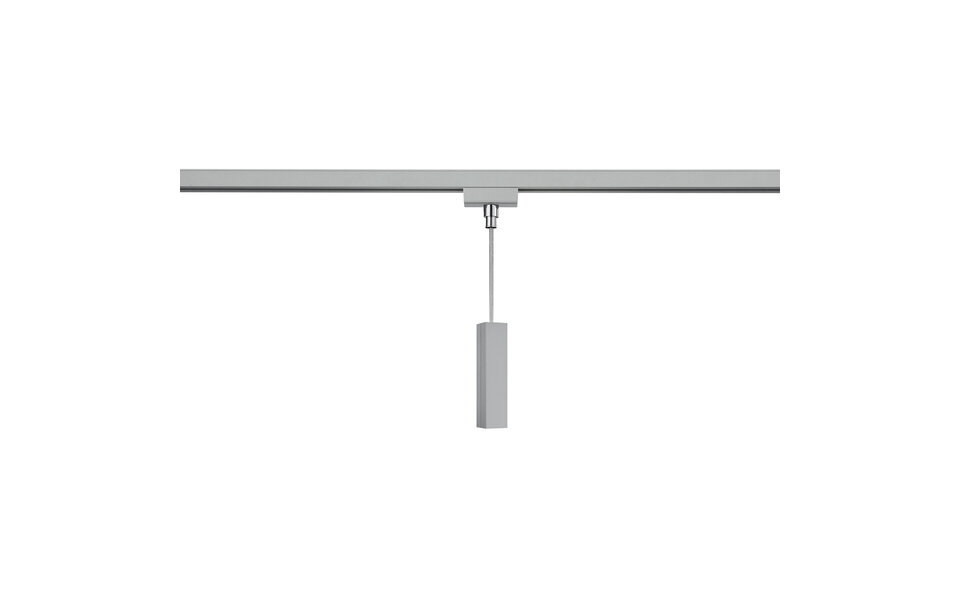 HLW LED Power Rail Connector Pendant Lamp - 2-Phase LED Lamp Adapter Matte Titanium