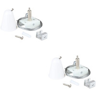 Power Rail Hanging Set 2 Pack White - For LED lamp & Floor lamp