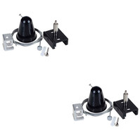 Power Rail Suspension Set 2 Pack - Black, 3-Phase, 1 Meter