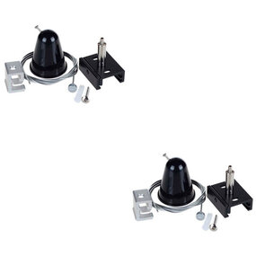 Spanningsrail Ophangset 2 Pack - Zwart, 3 Fase, 1 Meter Spanningsrail Ophangset 2 Pack - Zwart, 3 Fase, 1 Meter