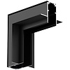Corner Piece Black for 48V Magnetic Track Rails - Brinton Magni