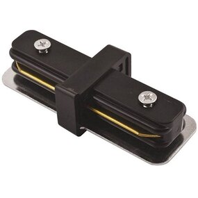 Spanningsrail Doorverbinder - Recht - Zwart voor LED lamp Spanningsrail Doorverbinder - Recht - Zwart voor LED lamp