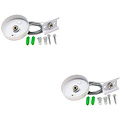 Power Rail Mounting Set 2 Pack White - Ideal for LED Lamp and White Floor Lamp Power Rail Mounting Set 2 Pack White - Ideal for LED Lamp and White Floor Lamp