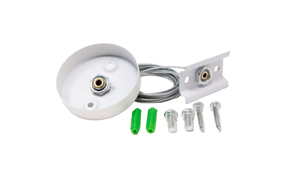 HLW LED Power Rail Mounting Set 2 Pack White - Ideal for LED Lamp and White Floor Lamp HLW LED Power Rail Mounting Set 2 Pack White - Ideal for LED Lamp and White Floor Lamp