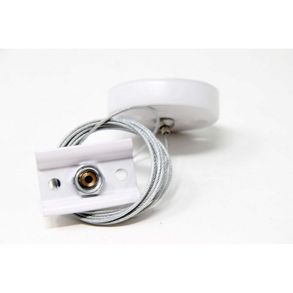 HLW LED Spanningsrail Ophangset 2 Pack Wit - Ideaal voor LED Lamp en Witte Vloerlamp HLW LED Spanningsrail Ophangset 2 Pack Wit - Ideaal voor LED Lamp en Witte Vloerlamp