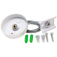 Power Rail Mounting Set White 1 Meter for LED Lamp & Floor Lamp
