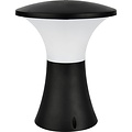 Black Floor Lamp Standing - LED Outdoor Wall Lamp Round with E27 Fitting