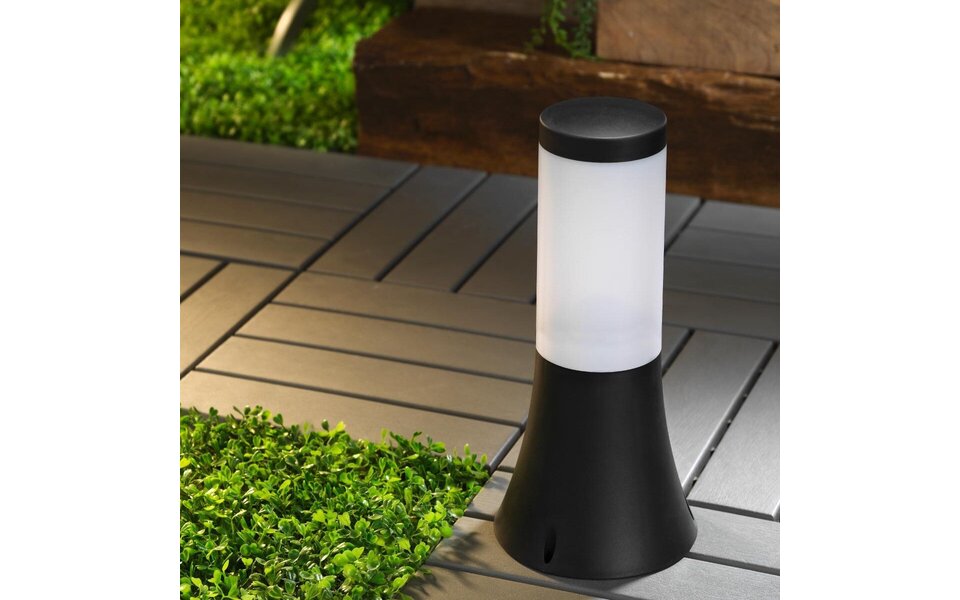 HLW LED Orkidera 1 Outdoor Floor Lamp - Black Floor Lamp with LED & IP44