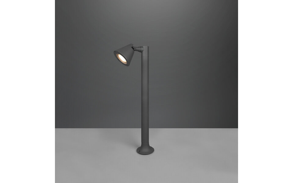 HLW LED LED Tuinverlichting - Staande Buitenlamp - Trion Kavani - GU10 Fitting - Rond - Mat Antraciet - Aluminium | HLW LED LED Tuinverlichting - Staande Buitenlamp - Trion Kavani - GU10 Fitting - Rond - Mat Antraciet - Aluminium |