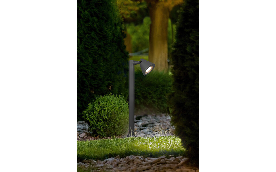 HLW LED LED Tuinverlichting - Staande Buitenlamp - Trion Kavani - GU10 Fitting - Rond - Mat Antraciet - Aluminium | HLW LED LED Tuinverlichting - Staande Buitenlamp - Trion Kavani - GU10 Fitting - Rond - Mat Antraciet - Aluminium |