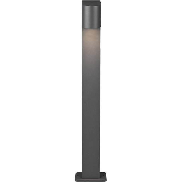 HLW LED LED Floor Lamp Garden Wall Lamp - Waterproof IP44, GU10 Fitting, Matte Anthracite