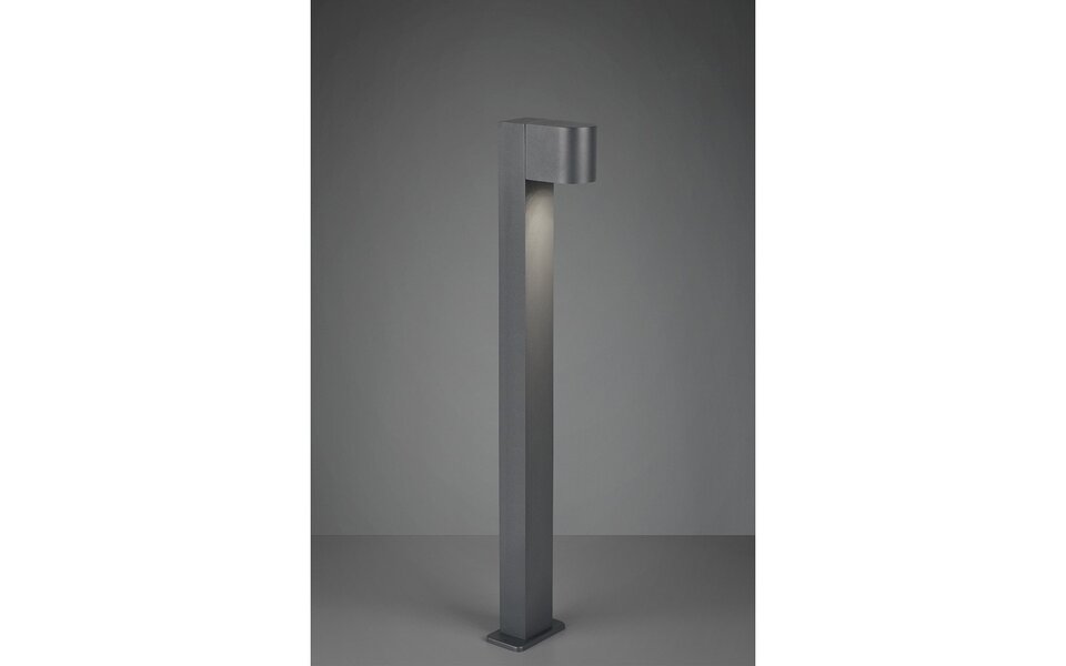 HLW LED LED Floor Lamp Garden Wall Lamp - Waterproof IP44, GU10 Fitting, Matte Anthracite