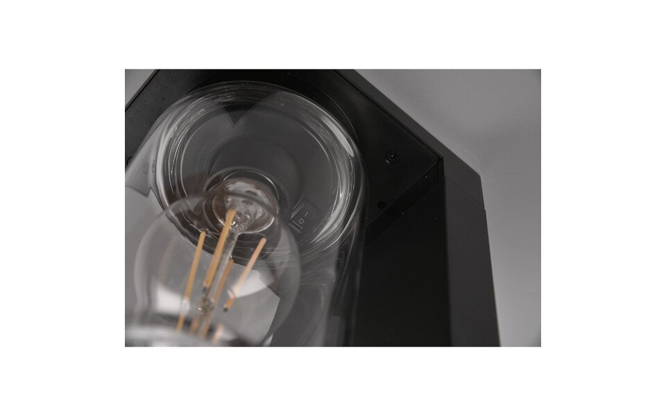 HLW LED LED Tuinverlichting met Dag en Nacht Sensor - Staande Buitenlamp - Trion Ardola XL - E27 Fitting - Spatwaterdicht IP44 - Rechthoek - Mat Zwart - Aluminium |