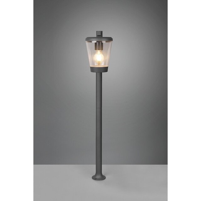 HLW LED LED Tuinverlichting - Staande Buitenlamp - Trion Civonu - E27 Fitting - 1-lichts - Spatwaterdicht IP44 - Rond - Mat Antraciet - Aluminium HLW LED LED Tuinverlichting - Staande Buitenlamp - Trion Civonu - E27 Fitting - 1-lichts - Spatwaterdicht IP44 - Rond - Mat Antraciet - Aluminium