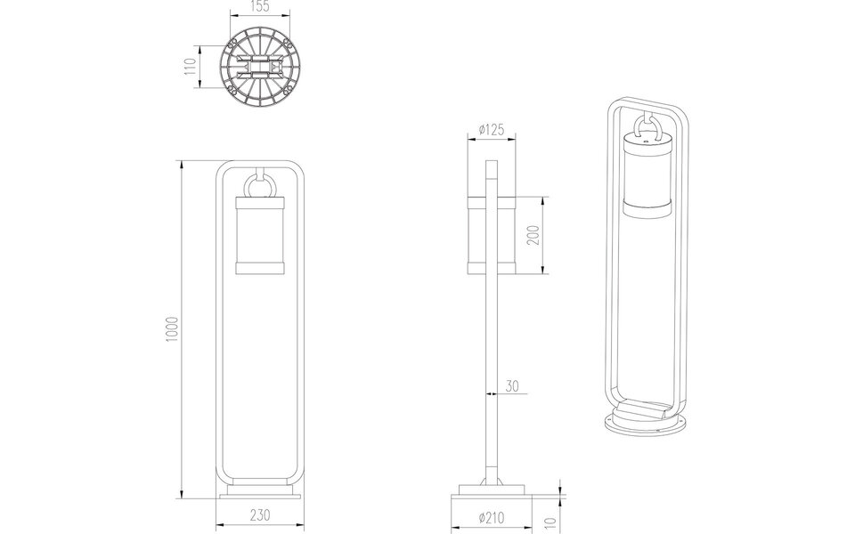 HLW LED LED Tuinverlichting met Dag en Nacht Sensor- Staand - Buitenlamp - Trion Semby XL - E27 Fitting - Spatwaterdicht IP44 - Mat Antraciet - Aluminium HLW LED LED Tuinverlichting met Dag en Nacht Sensor- Staand - Buitenlamp - Trion Semby XL - E27 Fitting - Spatwaterdicht IP44 - Mat Antraciet - Aluminium