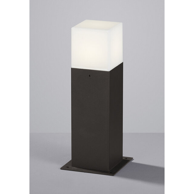 HLW LED LED Tuinverlichting - Staand Buitenlamp - Trion Hudsy - 3.5W - Warm Wit 3000K - Spatwaterdicht IP44 - Mat Antraciet - Aluminium