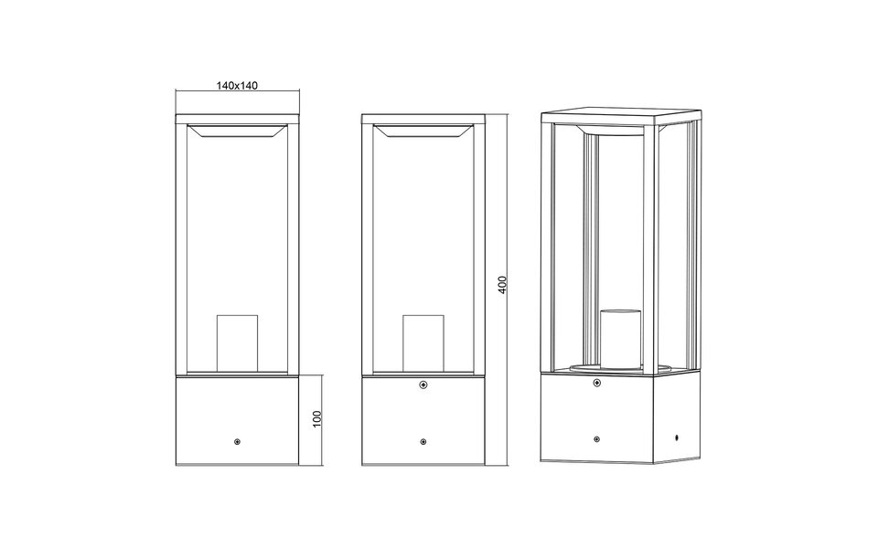 HLW LED LED Tuinverlichting - Staande Buitenlamp - Trion Garinola - E27 Fitting - Mat Antraciet - Aluminium HLW LED LED Tuinverlichting - Staande Buitenlamp - Trion Garinola - E27 Fitting - Mat Antraciet - Aluminium