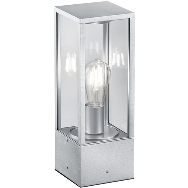LED Tuinverlichting - Staande Buitenlamp - Trion Garinola - E27 Fitting - Mat Grijs - Aluminium Buitenverlichting