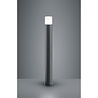 Staande LED buitenlamp in mat antraciet aluminium met E27 fitting en spatwaterdichte IP44 behuizing Staande LED buitenlamp in mat antraciet aluminium met E27 fitting en spatwaterdichte IP44 behuizing
