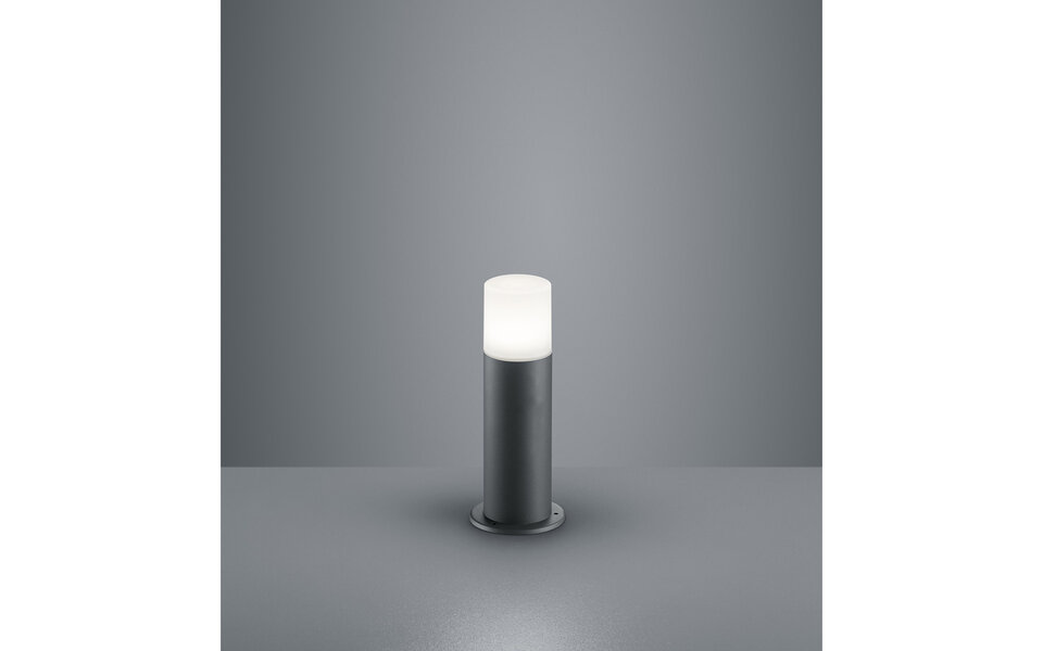 HLW LED LED Tuinverlichting - Staand Buitenlamp - Trion Hosina - E27 Fitting - Spatwaterdicht IP44 - Mat Antraciet - Aluminium