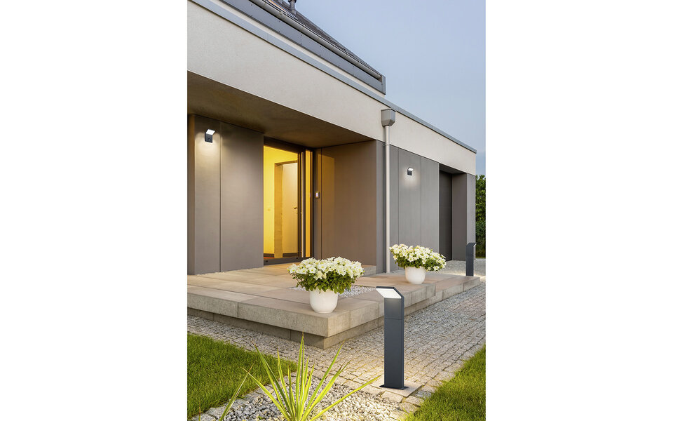 HLW LED LED Tuinverlichting - Staand - Buitenlamp - Trion Pearly - 8W - Warm Wit 3000K - Waterdicht IP54 - Mat Antraciet - Aluminium | HLW LED LED Tuinverlichting - Staand - Buitenlamp - Trion Pearly - 8W - Warm Wit 3000K - Waterdicht IP54 - Mat Antraciet - Aluminium |