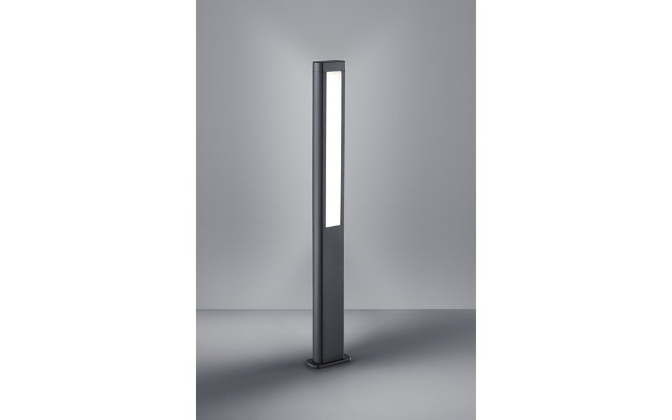 HLW LED LED Tuinverlichting - Buitenlamp - Trion Rhinon XL - Staand - 10W - Mat Antraciet - Aluminium HLW LED LED Tuinverlichting - Buitenlamp - Trion Rhinon XL - Staand - 10W - Mat Antraciet - Aluminium