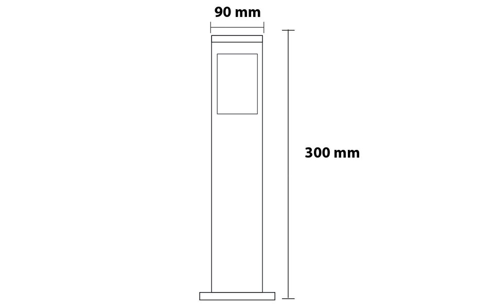 HLW LED LED Tuinverlichting - Staande Buitenlamp - Kavy 3 - E27 Fitting - Vierkant - Aluminium - Philips - CorePro Lustre 827 P45 FR - 4W - Warm Wit 2700K HLW LED LED Tuinverlichting - Staande Buitenlamp - Kavy 3 - E27 Fitting - Vierkant - Aluminium - Philips - CorePro Lustre 827 P45 FR - 4W - Warm Wit 2700K