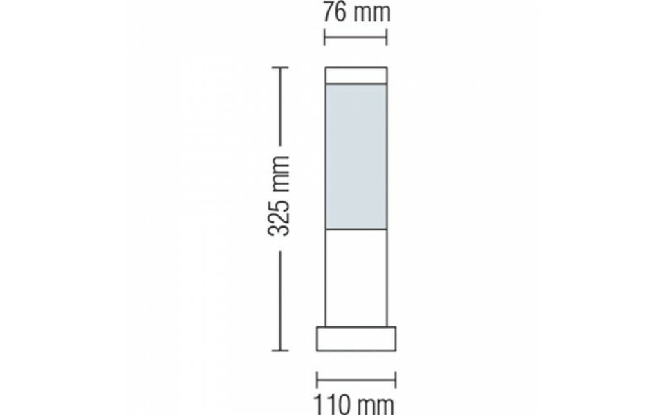 HLW LED LED Tuinverlichting - Staande Buitenlamp - Laurea 3 - E27 Fitting - Rond - RVS - Philips - CorePro LEDbulb 827 A60 - 5.5W - Warm Wit 2700K HLW LED LED Tuinverlichting - Staande Buitenlamp - Laurea 3 - E27 Fitting - Rond - RVS - Philips - CorePro LEDbulb 827 A60 - 5.5W - Warm Wit 2700K