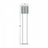 HLW LED LED Floor Lamp Palm 4 - White Outdoor Floor Lamp - 8W LED Warm White 2700K HLW LED LED Floor Lamp Palm 4 - White Outdoor Floor Lamp - 8W LED Warm White 2700K