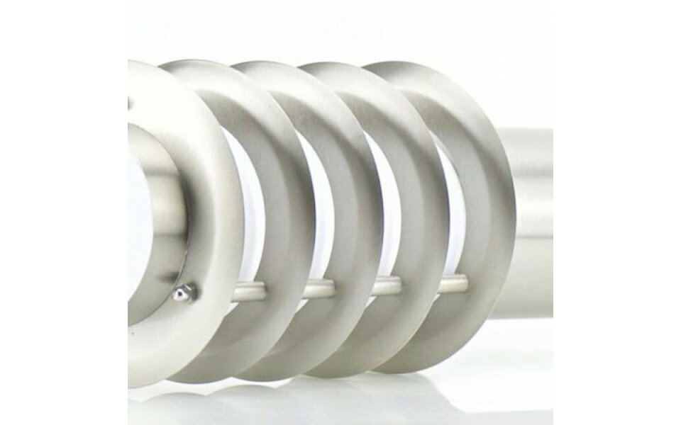 HLW LED LED Tuinverlichting - Staande Buitenlamp - Nalid 3 - E27 Fitting - Rond - RVS - Philips - CorePro LEDbulb 827 A60 - 5.5W - Warm Wit 2700K |