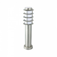 LED Tuinverlichting - Staande Buitenlamp - Nalid 3 - E27 Fitting - Rond - RVS - Philips - CorePro Lustre 827 P45 FR - 4W - Warm Wit 2700K LED Tuinverlichting - Staande Buitenlamp - Nalid 3 - E27 Fitting - Rond - RVS - Philips - CorePro Lustre 827 P45 FR - 4W - Warm Wit 2700K