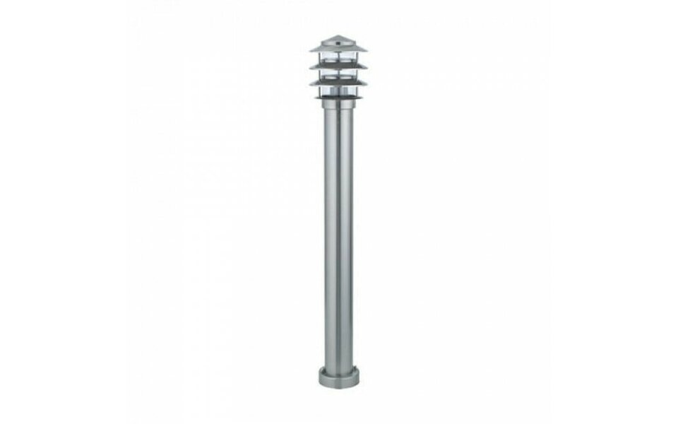 HLW LED LED Tuinverlichting - Staande Buitenlamp - Kayo 4 - E27 Fitting - Rond - RVS - Philips - CorePro LEDbulb 827 A60 - 5.5W - Warm Wit 2700K