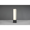 HLW LED LED Tuinverlichting - Staande Buitenlamp - Trion Ficco - 15W - Warm Wit 3000K - Rechthoek - Mat Antraciet - Aluminium |
