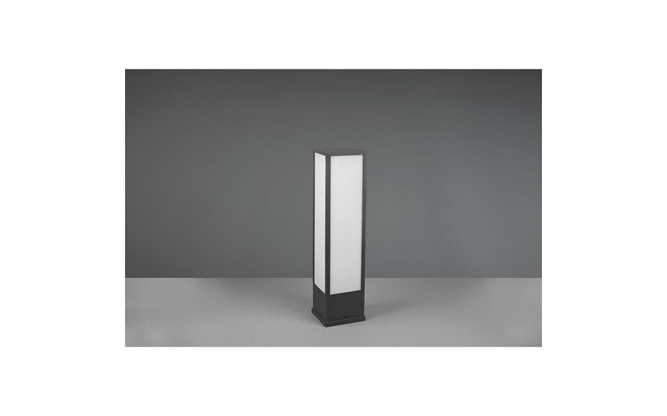 HLW LED LED Floor Lamp Outdoor Matt Anthracite - 15W Warm White 2700K–3000K, Adjustable Beam Angle